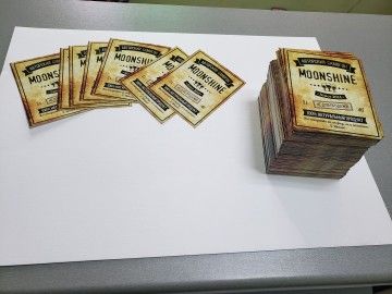 Печать наклеек и стикеров в Уфе — цифровая печать на самоклейке от 1 шт, от 3 ₽