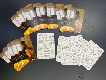 Печать карманных календарей-визиток в Уфе от 2 ₽/шт — цифровая печать на 2026–2027 год