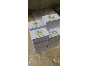 Тираж пластиковых карт «ЭкоФуд — пластиковые карты Уфа — НеоШтамп